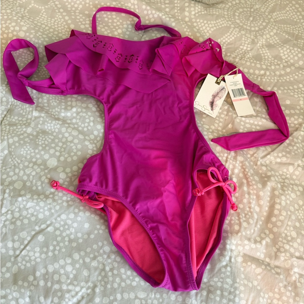 Purple and Pink swimsuit💕